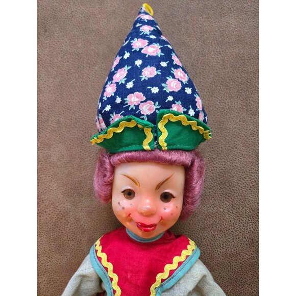 Vintage 21" Authentic Russian USSR Soviet Factory Doll Hypnotic Eyes Traditiona - Picture 3 of 10